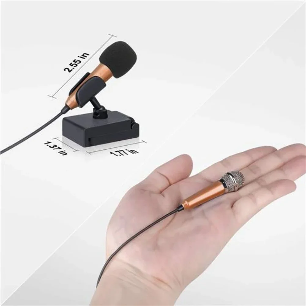 Mini Portable Vocal/Instrument Microphone for Mobile Phone Laptop Notebook Apple